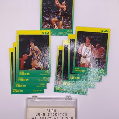 Limited Edition John Stockton Basketball Trading Cards