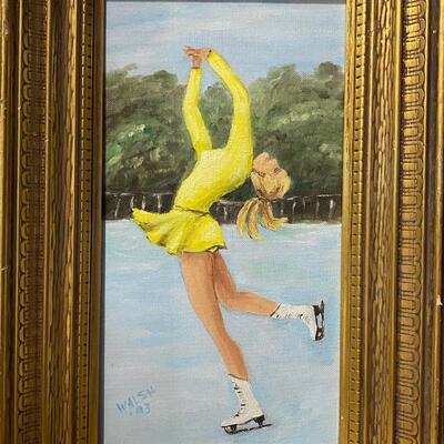 Ice Skater Art by Dorothy Walsh