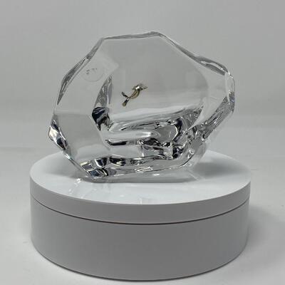 The Franklin Mint Seal and Crystal Sculpture Signed by James Carpenter