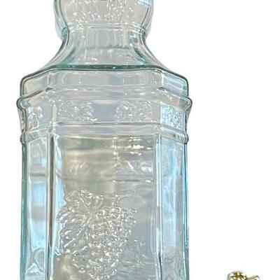 Italian Glass Decanter with Spout