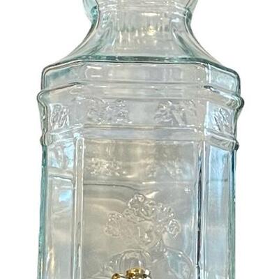 Italian Glass Decanter with Spout