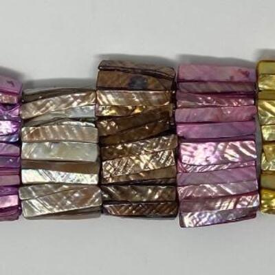 The Mother of Pearl Elastic Bracelet Lot