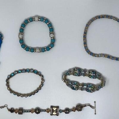 The Blue Bracelet Jewelry Lot