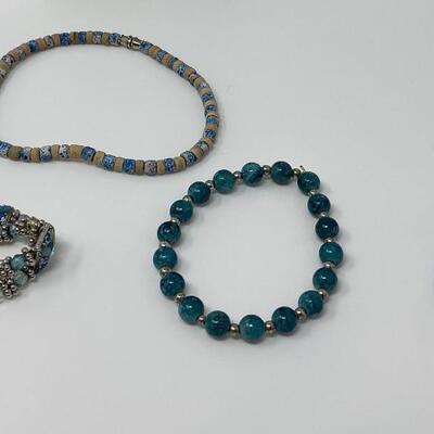 The Blue Bracelet Jewelry Lot