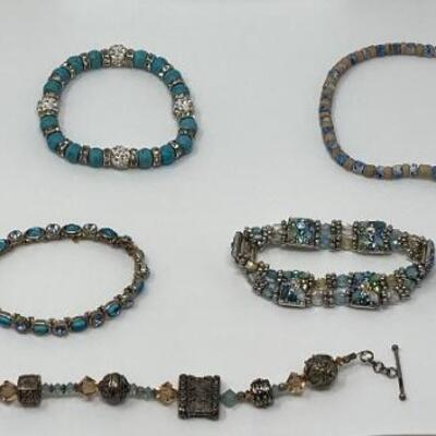 The Blue Bracelet Jewelry Lot