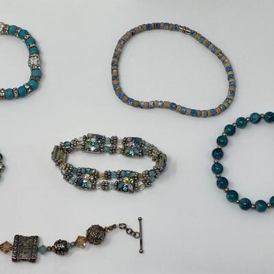 The Blue Bracelet Jewelry Lot