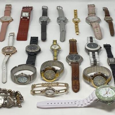 Assortment of Watches Including Nine West, Zoo York, Activa, Guess, Roxy, J. Jill, 40 Nine, Tommy Hilfiger, Nautica, Chico's,...