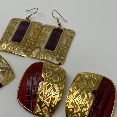 Three Vintage Berebi Earrings