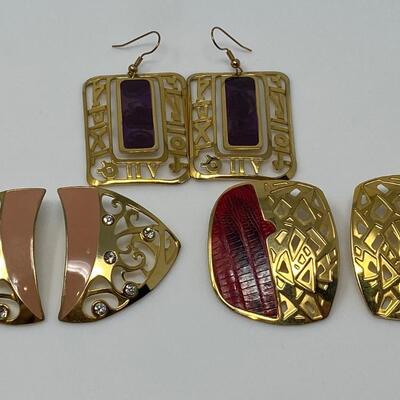 Three Vintage Berebi Earrings