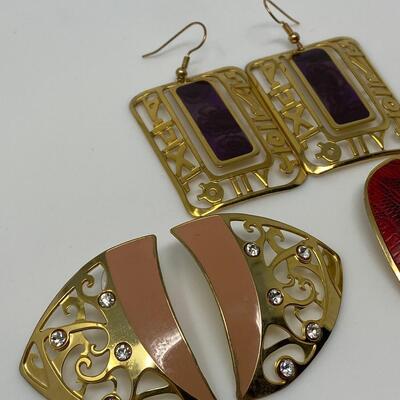Three Vintage Berebi Earrings