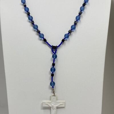 Sterling Silver Necklace and Rosary Lot