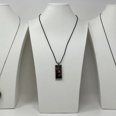 The Butterfly and Koi Fish Necklace Lot