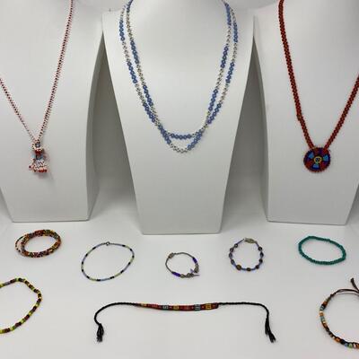The Microbead Necklace and Bracelet Lot