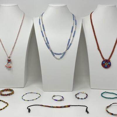 The Microbead Necklace and Bracelet Lot