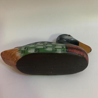 3 Wooden â€œDecoyâ€ Ducks - 6â€ long 8.5â€ long & 10.5â€ long approx. each is 2-3â€ high