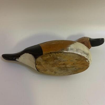 3 Wooden â€œDecoyâ€ Ducks - 6â€ long 8.5â€ long & 10.5â€ long approx. each is 2-3â€ high