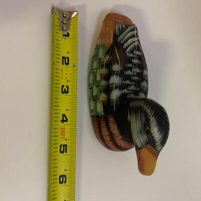 3 Wooden â€œDecoyâ€ Ducks - 6â€ long 8.5â€ long & 10.5â€ long approx. each is 2-3â€ high
