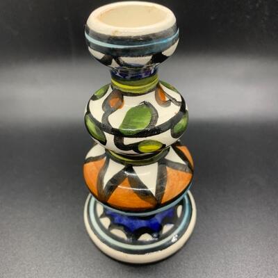 Candlestick Holder for Shabbat - 4â€ tall x 2.5â€ wide approx
