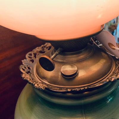 Vintage Converted Oil Lamp