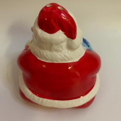 Santa Salt and Pepper Shakers - 5.5â€ tall x 3â€ wide x 3â€ deep