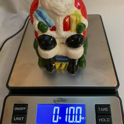 Santa Salt and Pepper Shakers - 5.5â€ tall x 3â€ wide x 3â€ deep