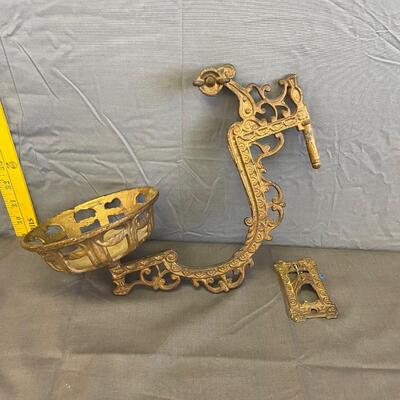 Cast iron oil lamp holder/swivel arm mount/and bracket