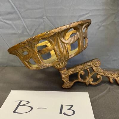 Cast iron oil lamp holder/swivel arm mount/and bracket