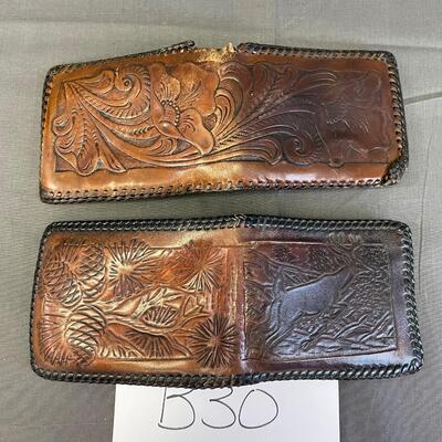 2 leather menâ€™s wallets