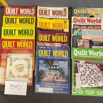 Quilting magazine assortment