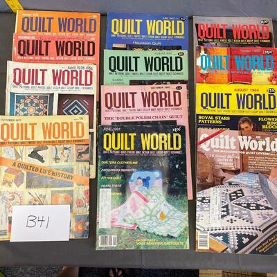 Quilting magazine assortment