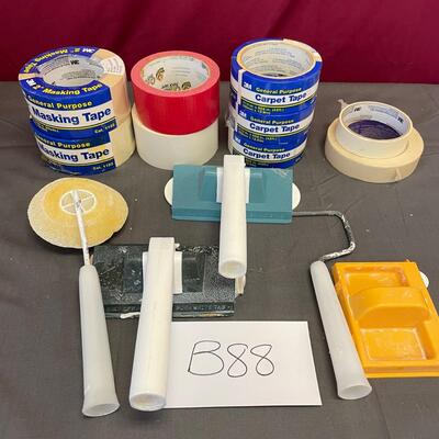 Painting accessories and tape