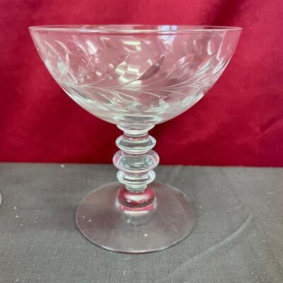 Nobility by Duncan & Miller 7 liquor glasses