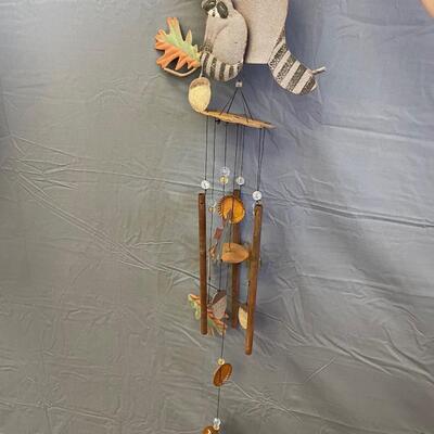 Raccoon wind chime