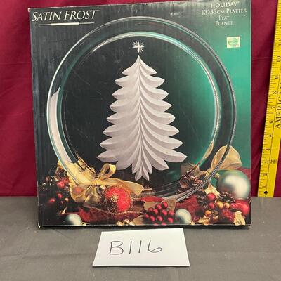 13â€ Holiday platter