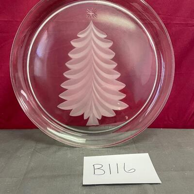 13â€ Holiday platter