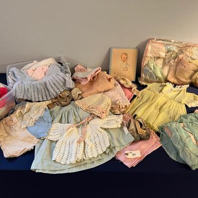 Vintage baby clothes lot