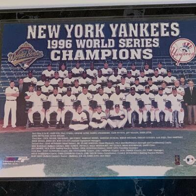 New York Yankees 1996 World Series Champions Plaque - 15â€ high x 12â€ wide