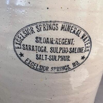 Excelsior Springs mineral water jug