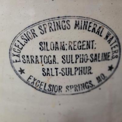 Excelsior Springs mineral water jug