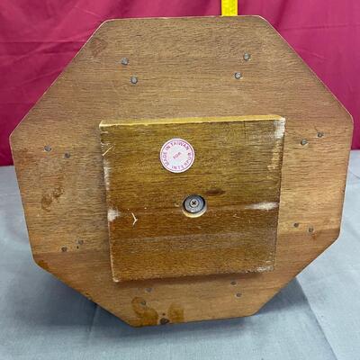 Octagonal picture frame on a lazy Susan bottom