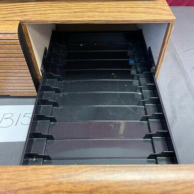 Set of 2 VCR storage boxes