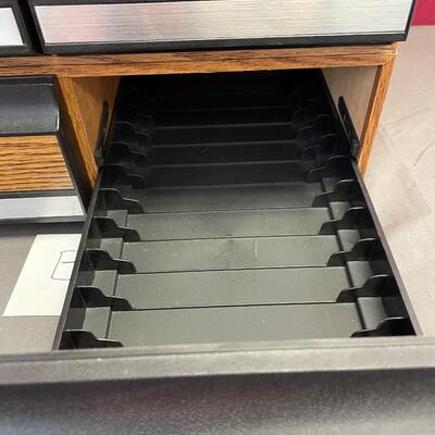 Set of 2 VCR storage boxes