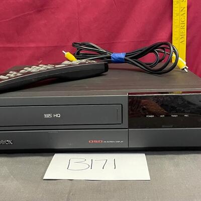 Magnavox VCR and remote