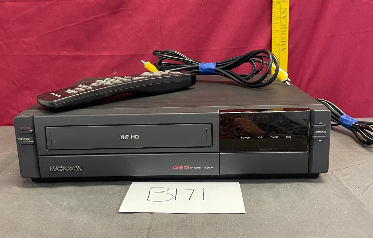 Magnavox VCR and remote