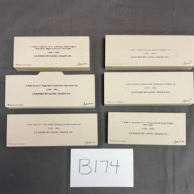 Lionel train blocks by The Cats Meow