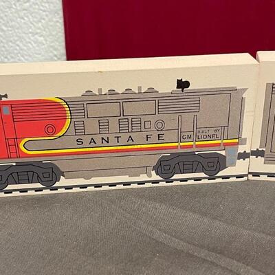 Lionel train blocks by The Cats Meow