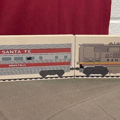 Lionel train blocks by The Cats Meow