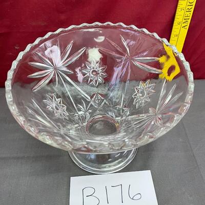 Star of David prescut pedestal bowl