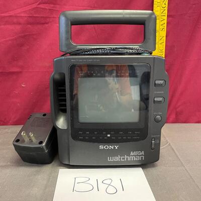 Sony black/white tv  am/fm turner