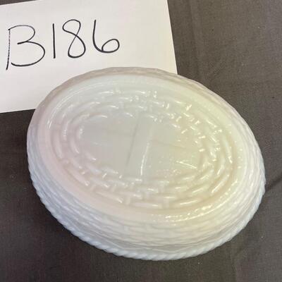 Westmoreland white hen on a nest